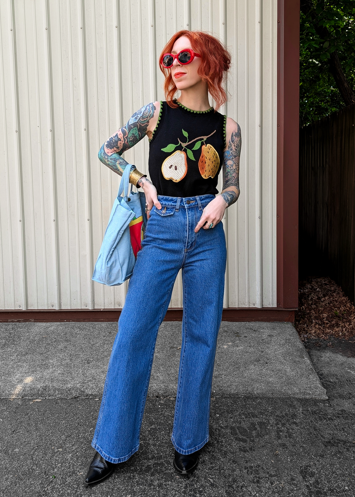 Lia Blue Sailor Jean <br> <i> ankle length </i>