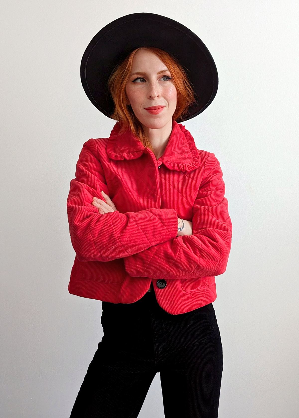 Quilted corduroy jacket 2025