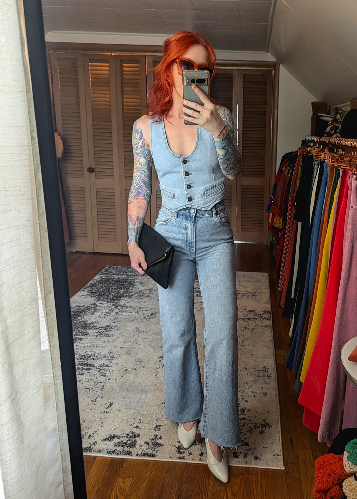 Sunshine Blue Eastcoast Flare Ankle Length Jean