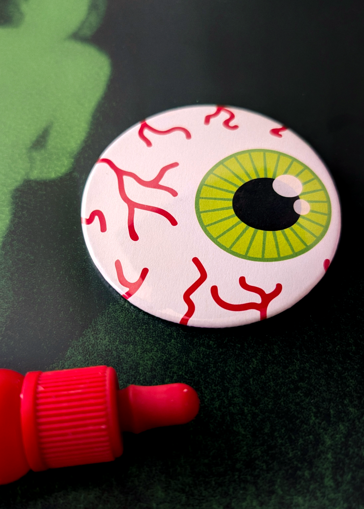 Spooky Eyeball Mini Pocket Mirror