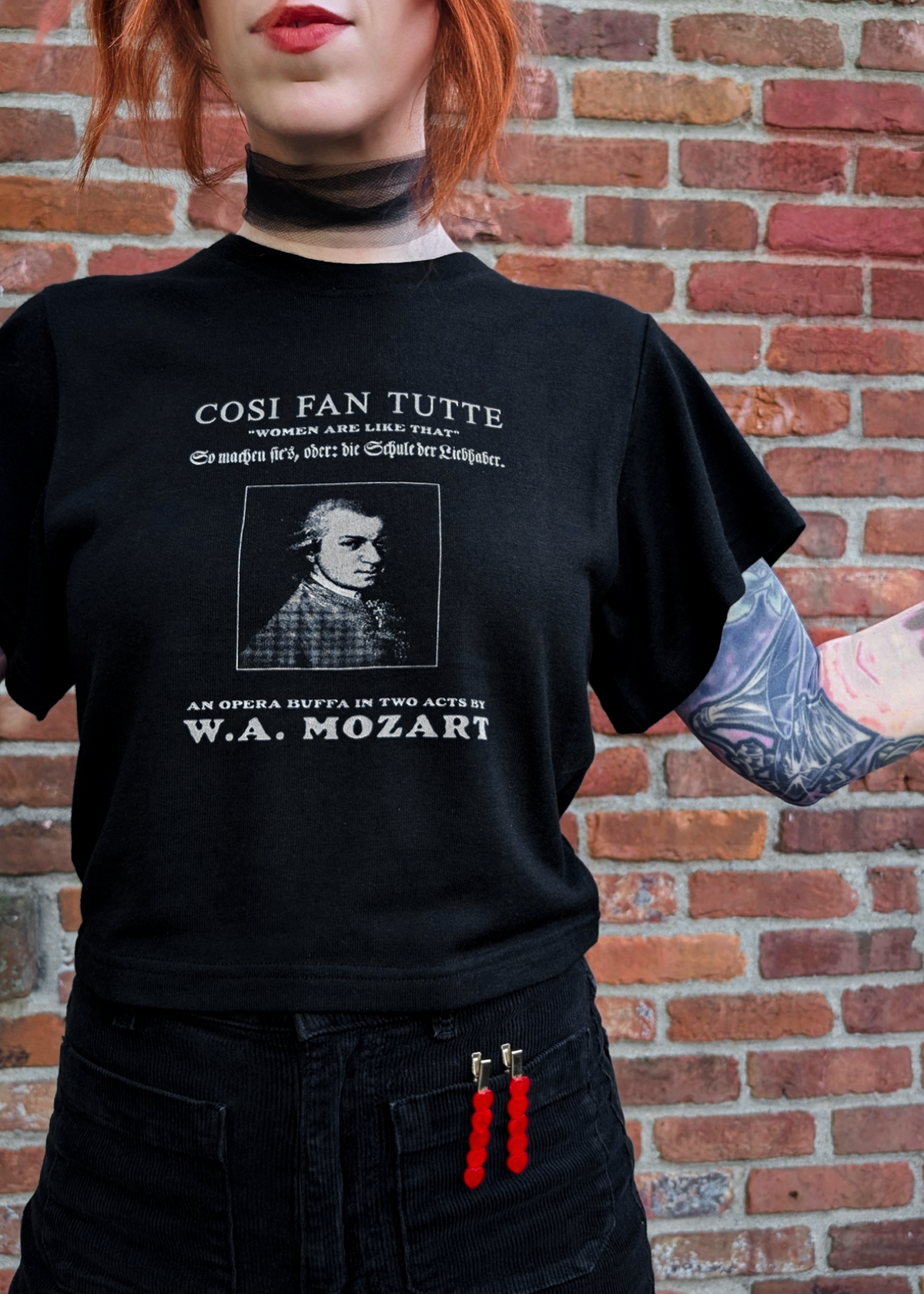 Mozart Wool Blend Tommy Tee