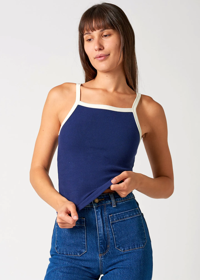 Marine Blue Naomi Summer Camp Tank