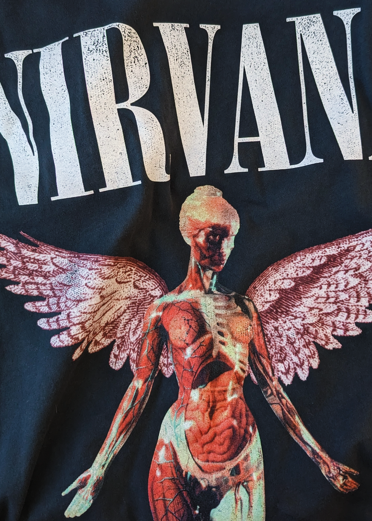 Nirvana In Utero Black Oversized Merch Tee by Daydreamer LA Nirvana In Utero Black Oversized Merch Tee by Daydreamer LA