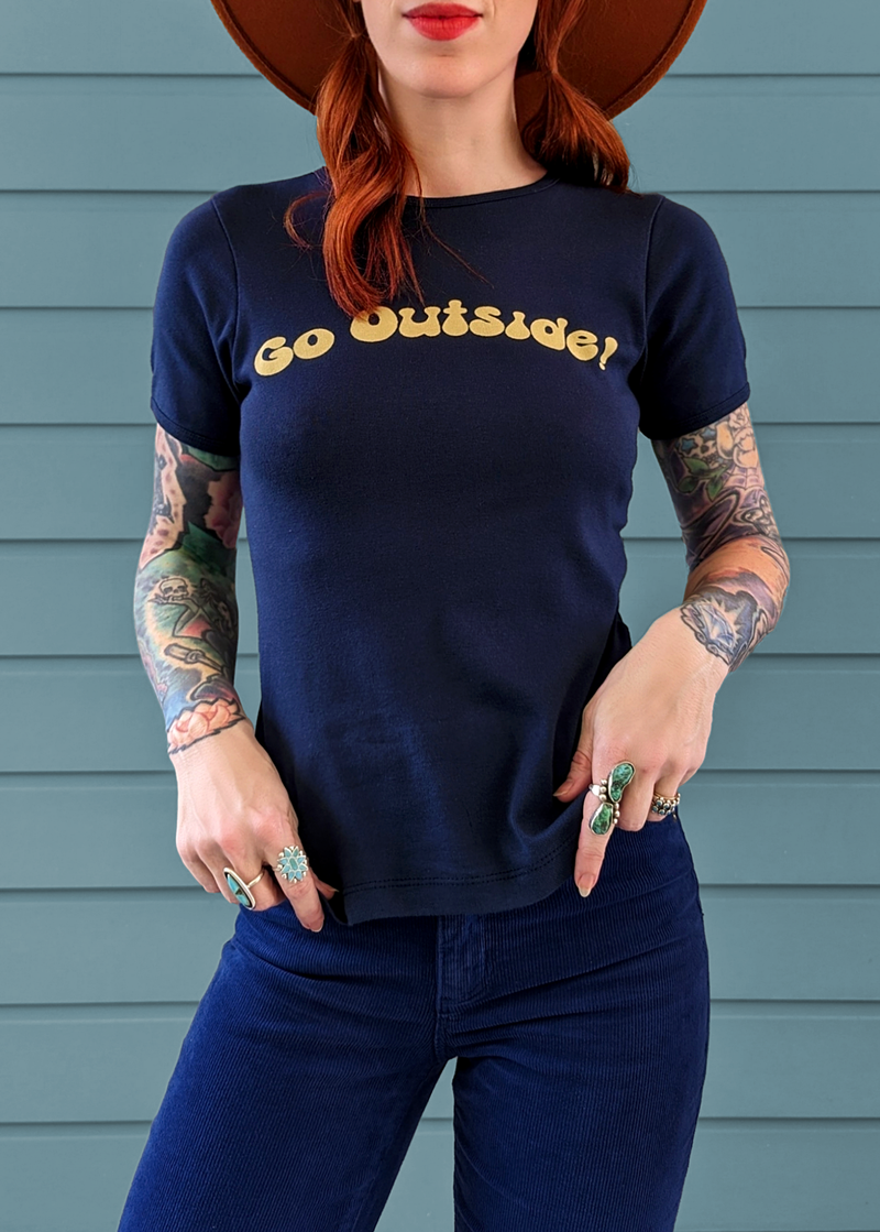 Go Outside! Ringer Tee