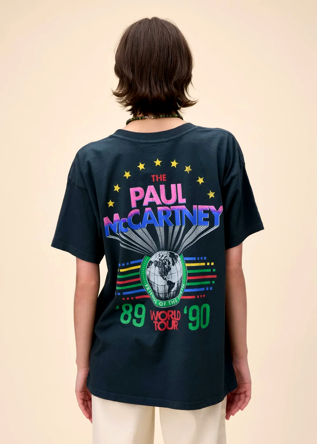 Paul McCartney World Tour 1989 - 1990 Friends of the Earth Merch Oversized tee by Daydreamer LA