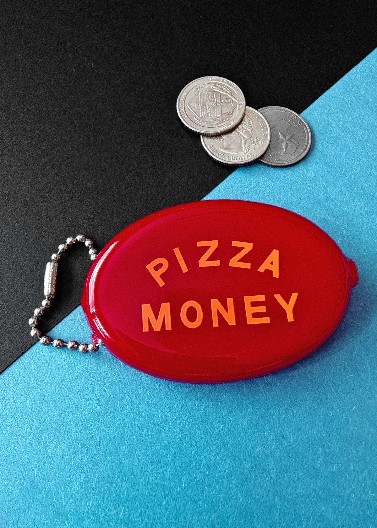 Pizza Money Coin Pouch Bag Charm
