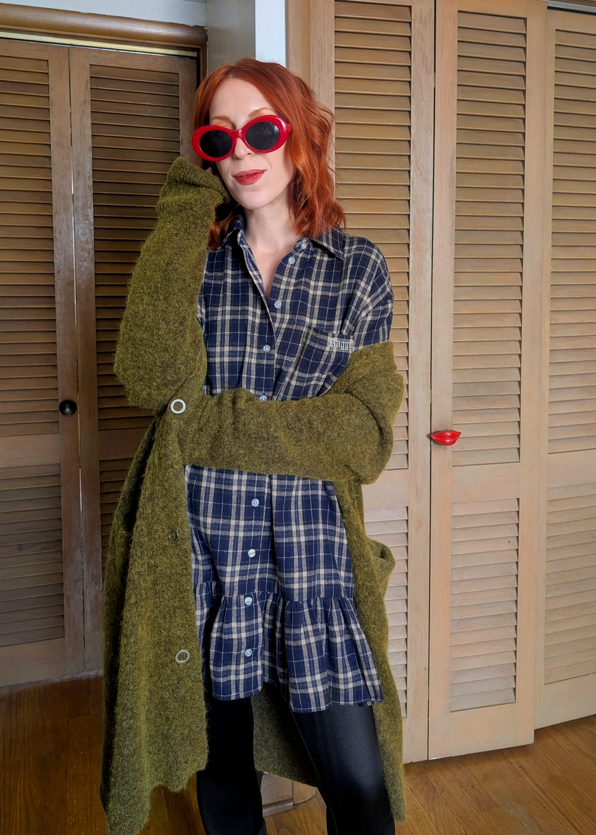 plaid grunge dress Grunge Plaid Mini Dress MAUVSTUDIO