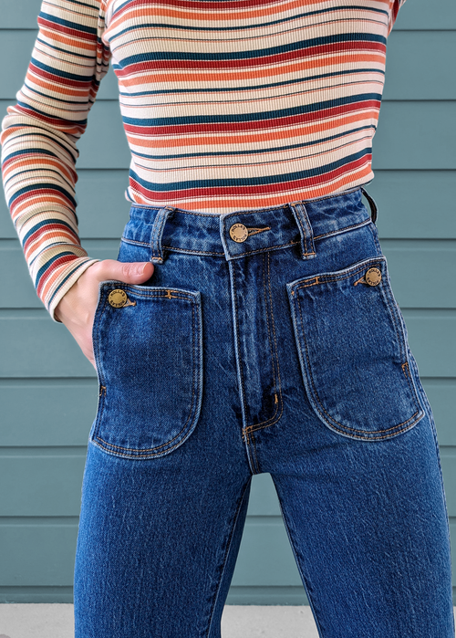 Charlotte Blue Denim Eastcoast Flares
