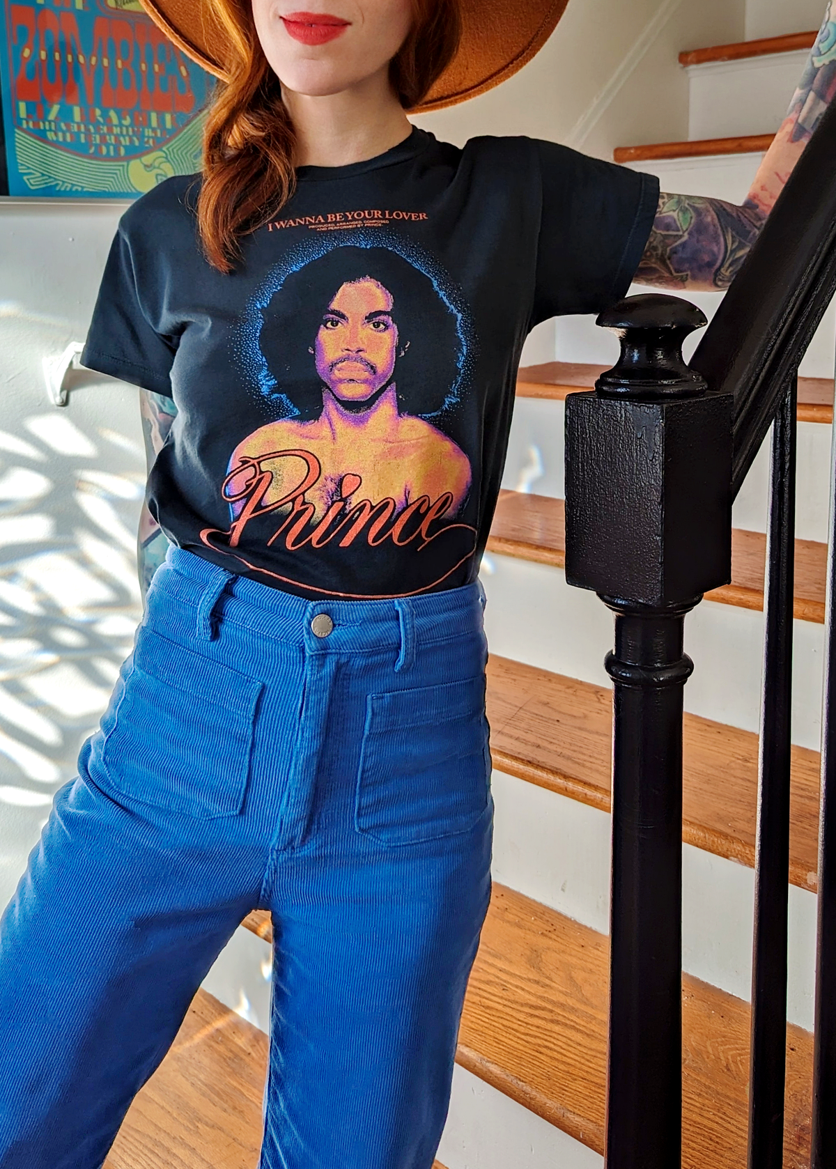 Prince I Wanna Be Your Lover Glitter Solo Tee