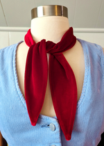 Scarlet Siren Velvet Scarf Tie