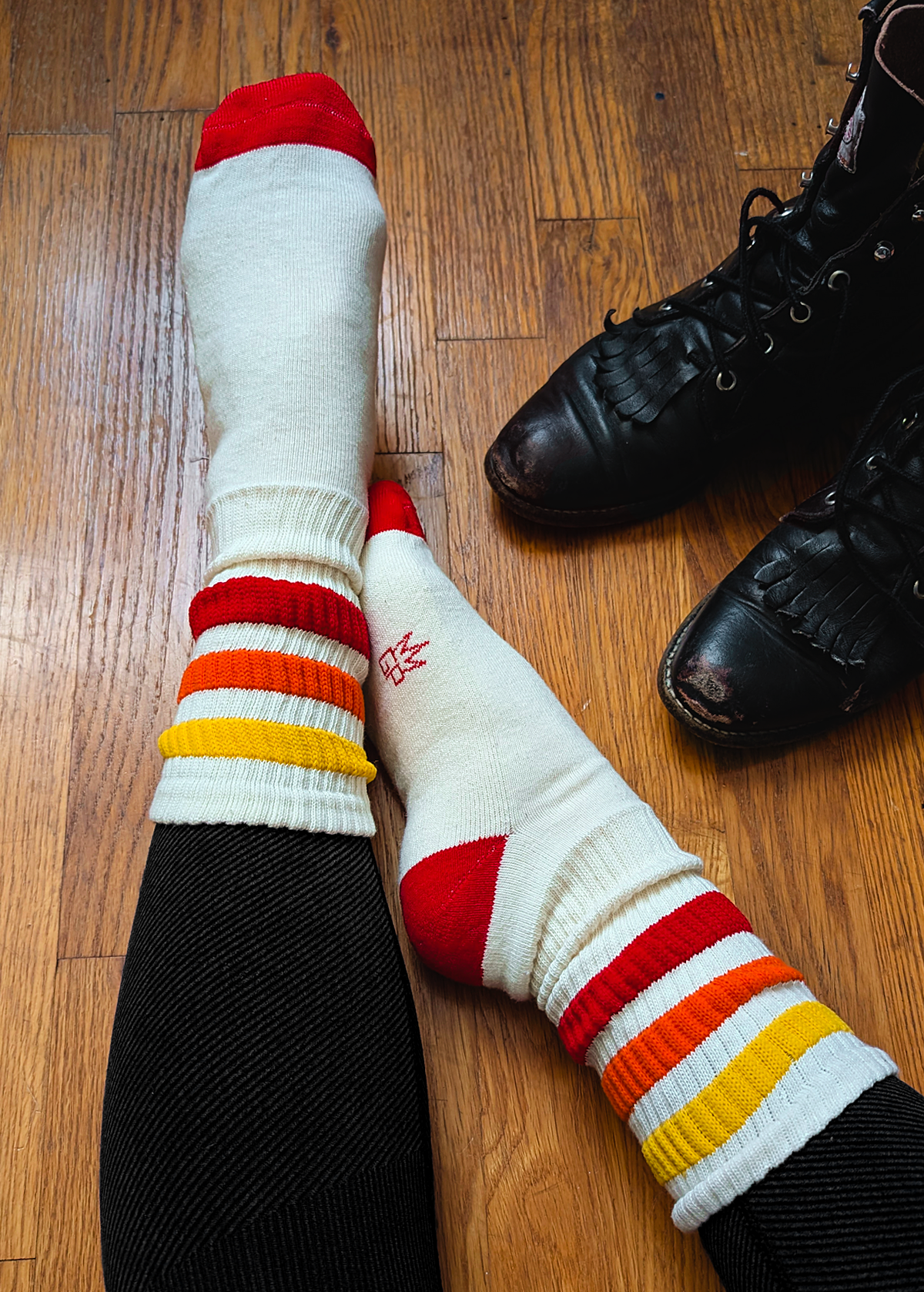 Tiger Retro Gym Crew Socks