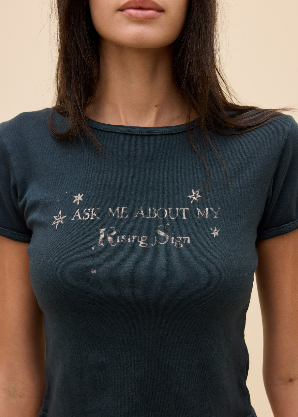 Rising Sign Slim Ringer Tee <br> <i> Coming soon! </i>