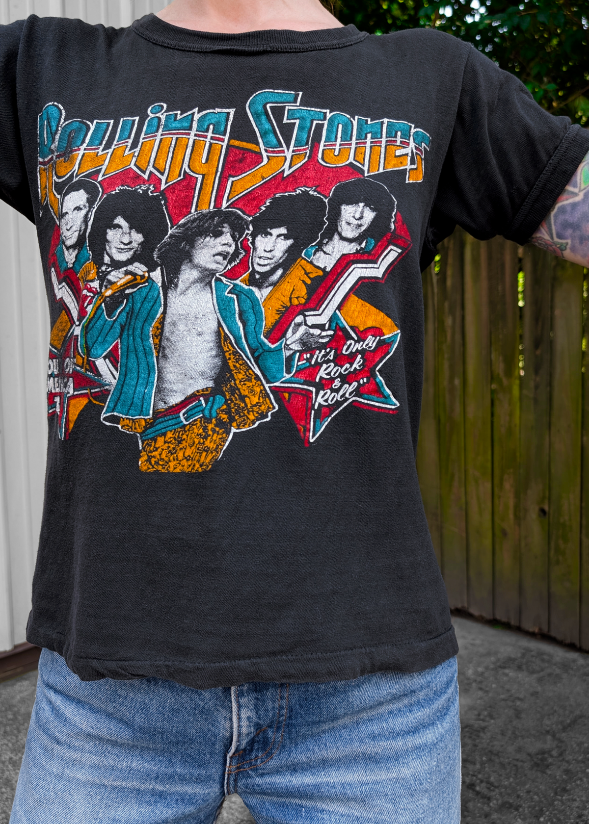 Vintage 1978 Rolling Stones Tour of America Ringer Tee authentic Vintage 1978 Rolling Stones Tour of America Ringer Tee authentic