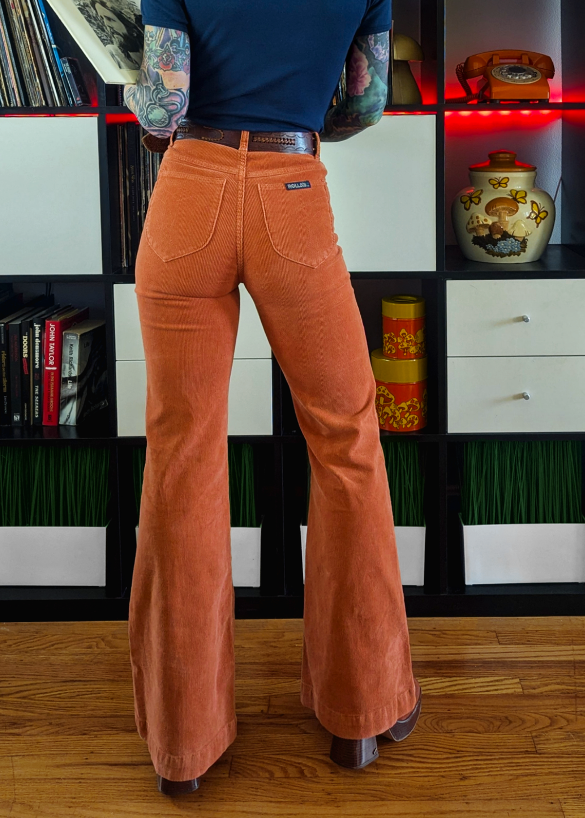 Rust Corduroy Eastcoast Flares