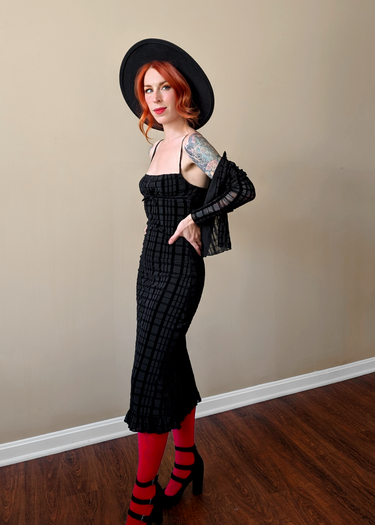 slip dress mesh Mesh Column Dress and Slip