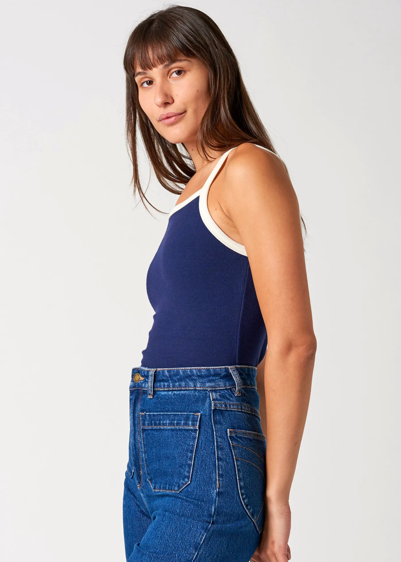 Marine Blue Naomi Summer Camp Tank