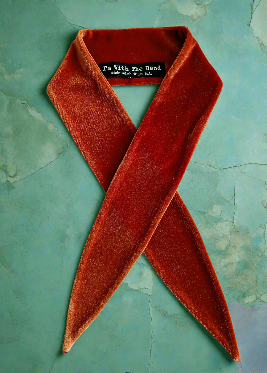 The Sienna Velvet Scarf Tie