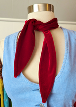 Scarlet Siren Velvet Scarf Tie