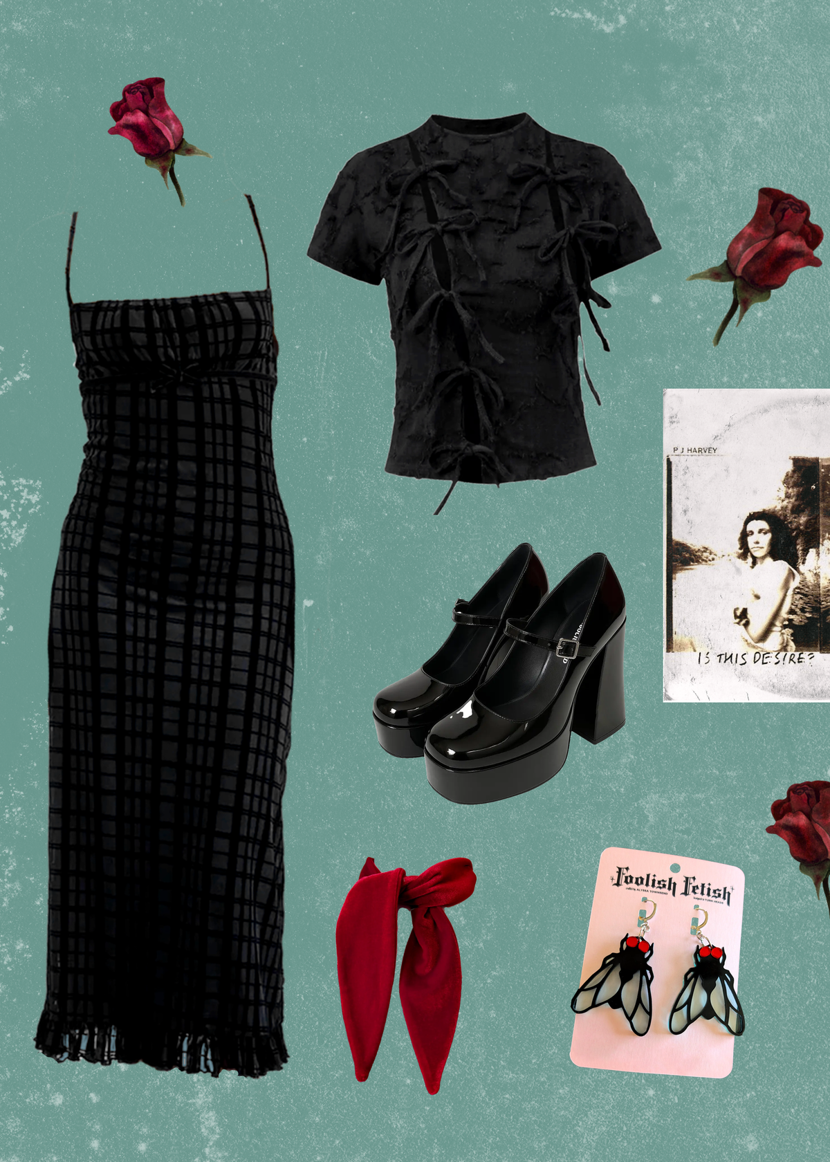 motel fayola mesh midi dress Motel nateda flocked plaid midi cami dress in Black