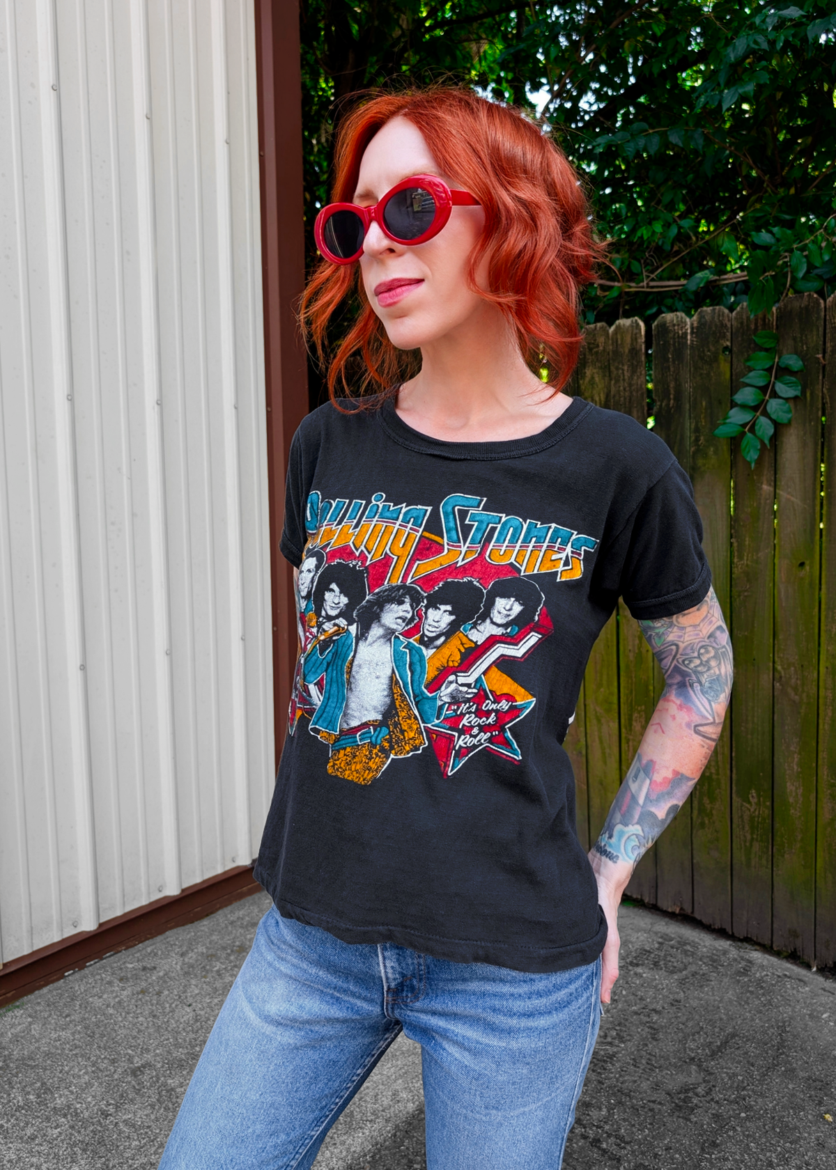 Vintage 1978 Rolling Stones Tour of America Ringer Tee authentic Vintage 1978 Rolling Stones Tour of America Ringer Tee authentic