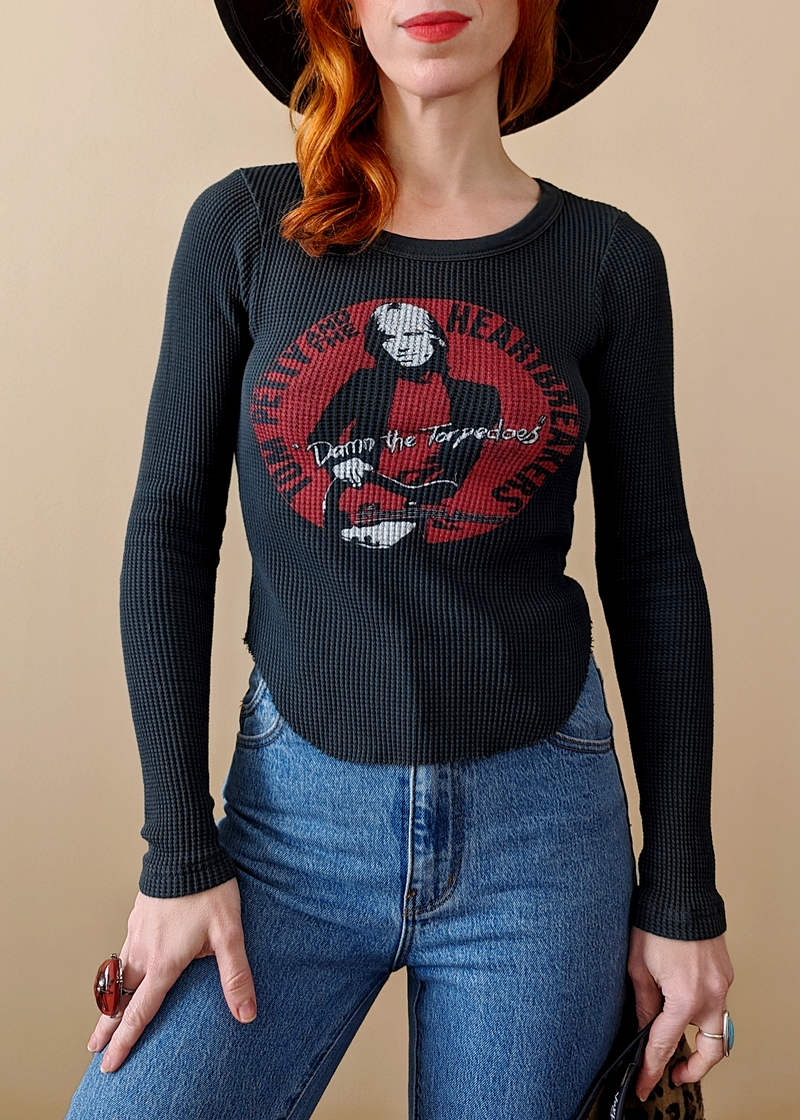 Daydreamer LA Tom Petty and the Heartbreakers Thermal Long Sleeve Tee USA made officially licensed