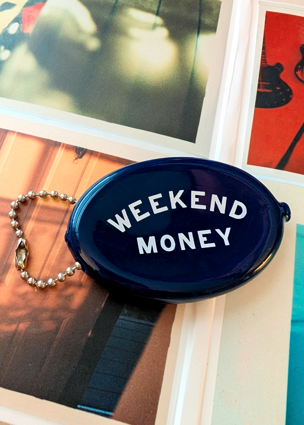 Weekend Money Coin Pouch Bag Charm