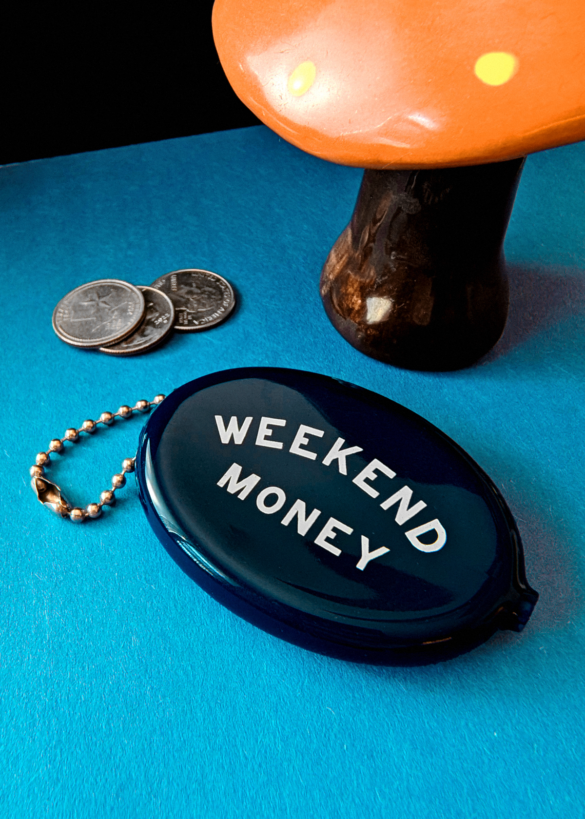 Weekend Money Coin Pouch Bag Charm
