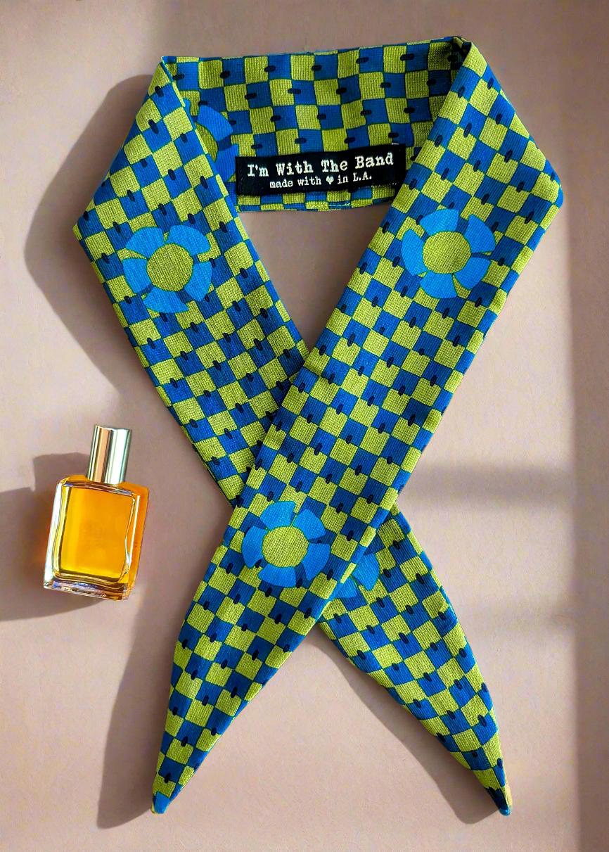Flower Power Silk Scarf Tie