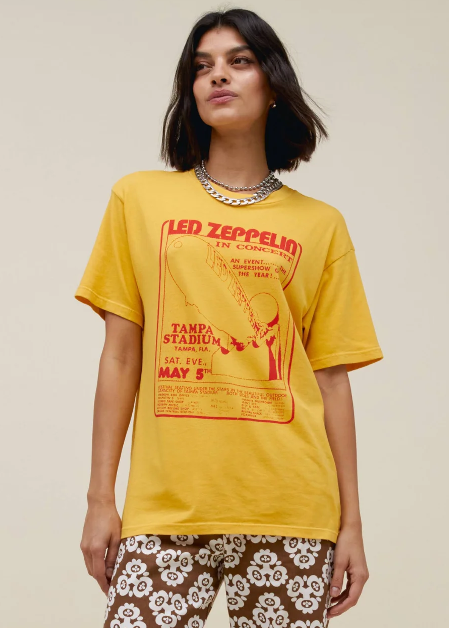 Led Zeppelin Tampa by LA – Tee Black Salt Daydreamer Stadium Weekend