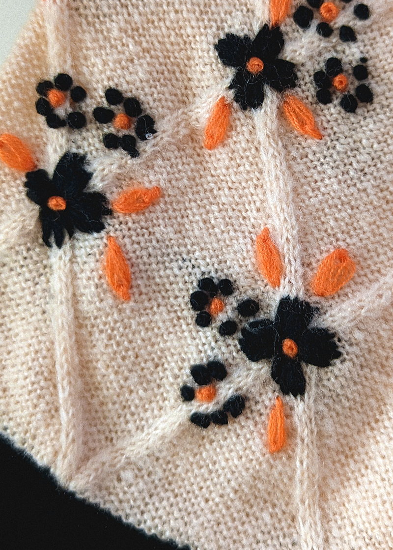 These Days Embroidered Sweater