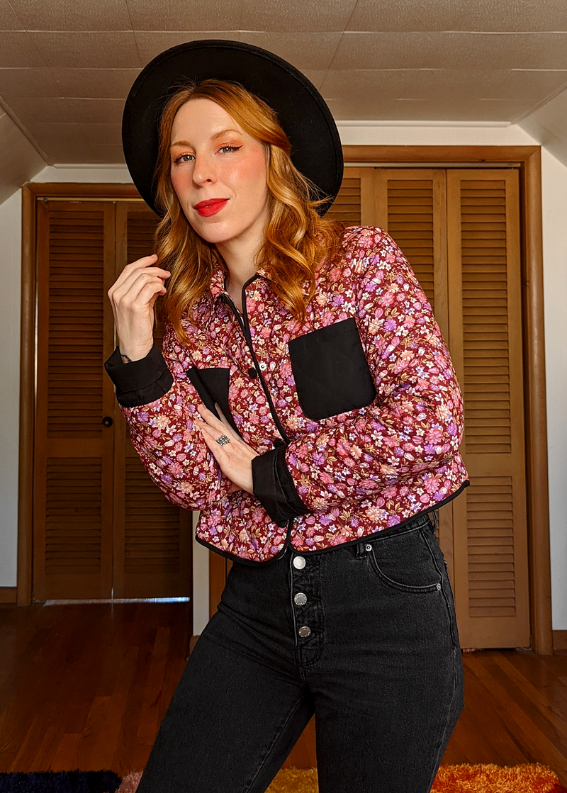 Calico Quilted Jacket