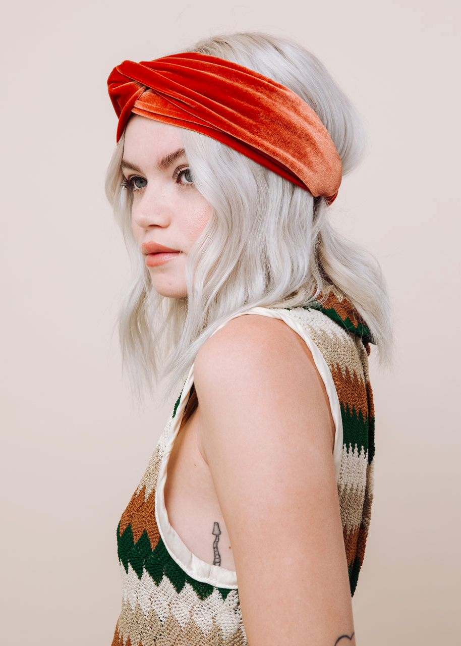 Sienna Velvet Turban Headband