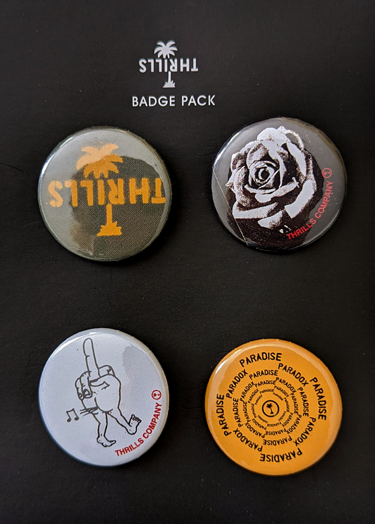 Rose Badge Pin Pack
