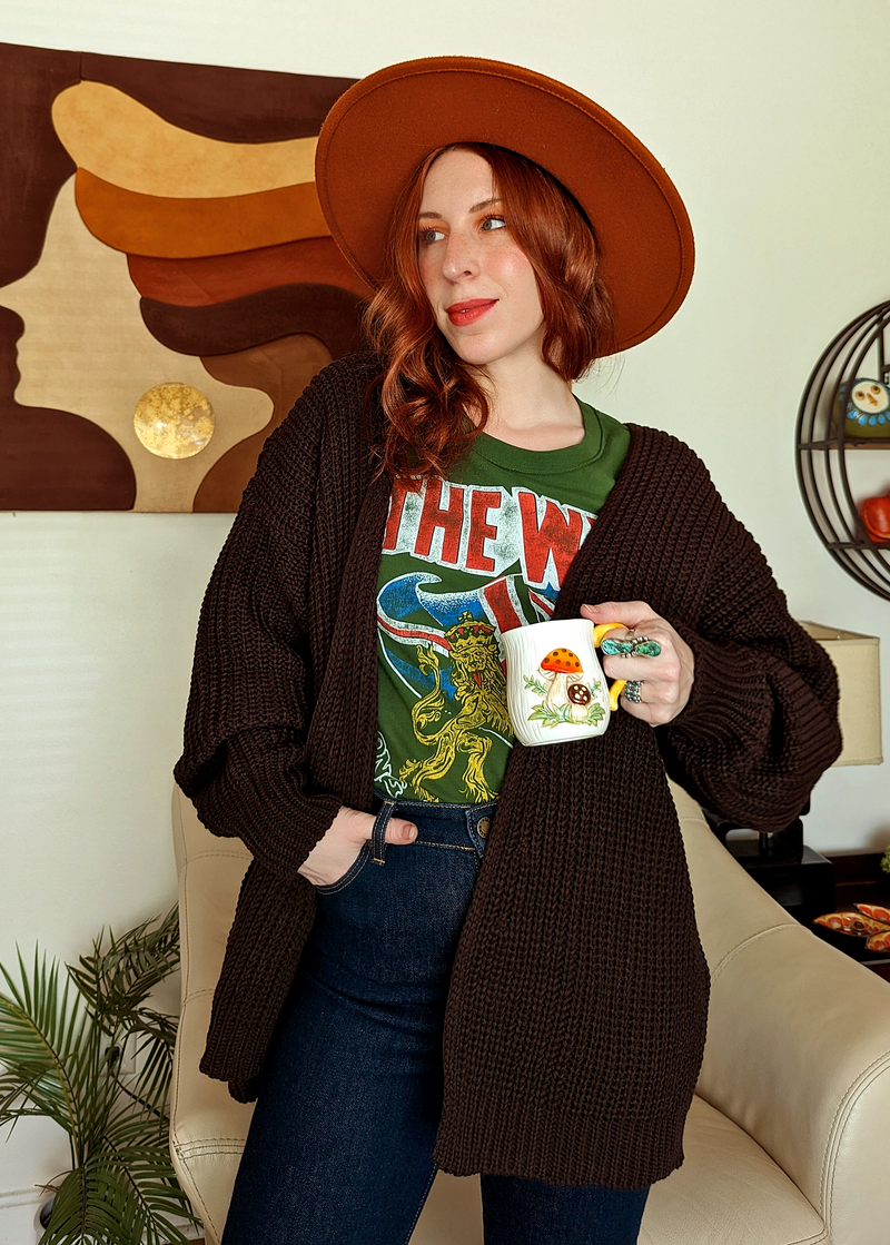 Hot Cocoa Slouch Cardigan