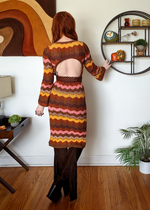 Ziggy Crochet Midi Dress / Duster