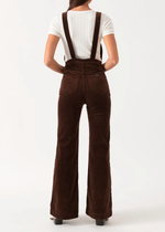 Brown Corduroy Eastcoast Flare Overall