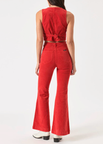 Scarlet Corduroy Eastcoast Flares