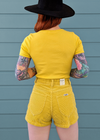 Gold Cord Dusters Shorts