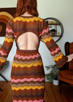 Ziggy Crochet Midi Dress / Duster