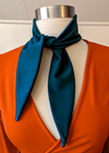 Blue Bayou Shimmer Stretch Scarf Tie