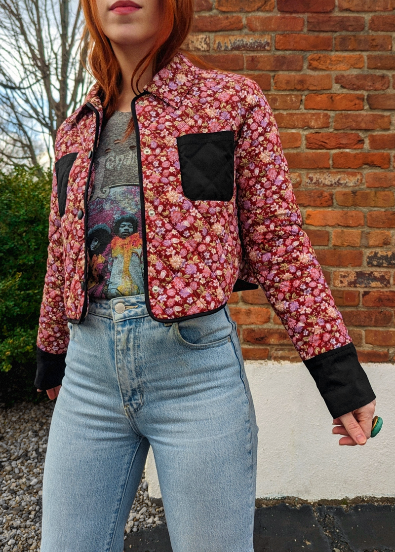 Calico Quilted Jacket