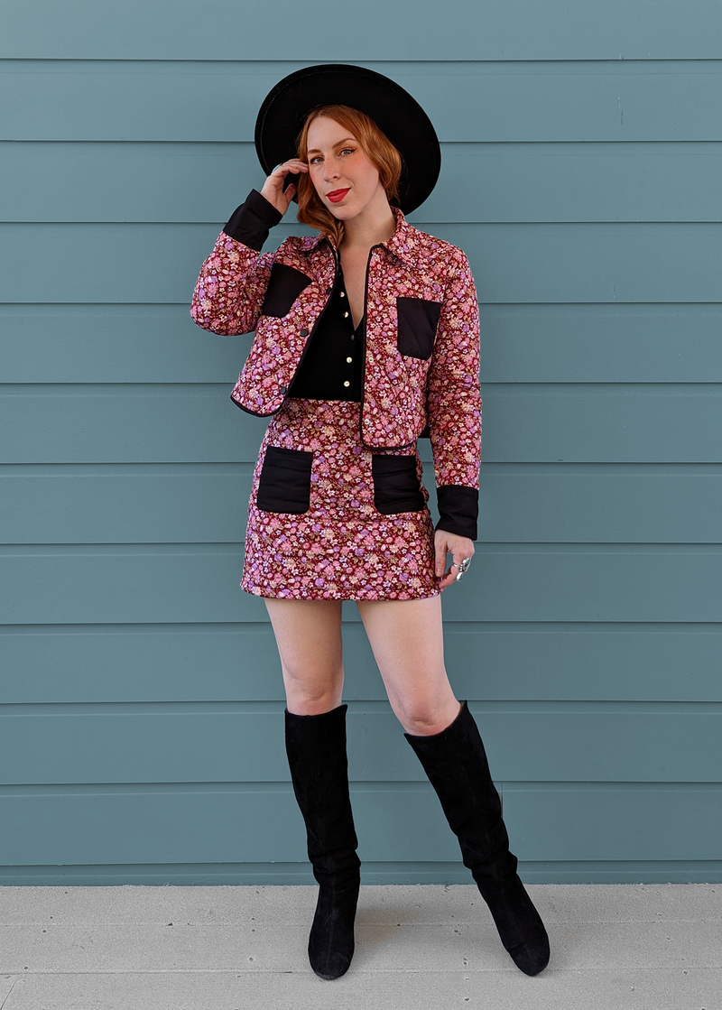 Calico Quilted Jacket