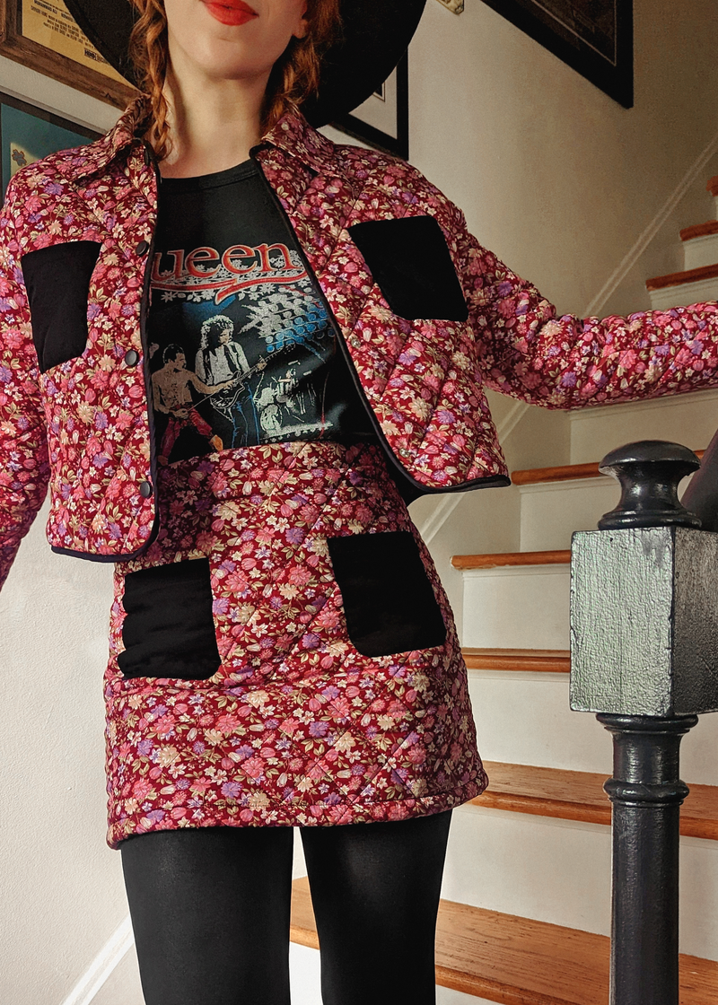Calico Quilted Jacket