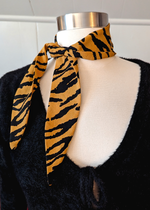 Cat Scratch Fever Silk Scarf Tie
