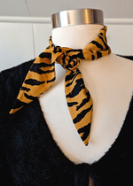 Cat Scratch Fever Silk Scarf Tie