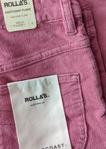 Lilac Pink Corduroy Eastcoast Flares