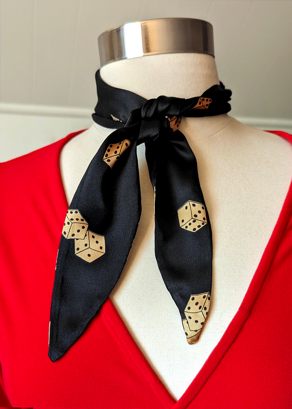 Lady Luck Silk Scarf Tie