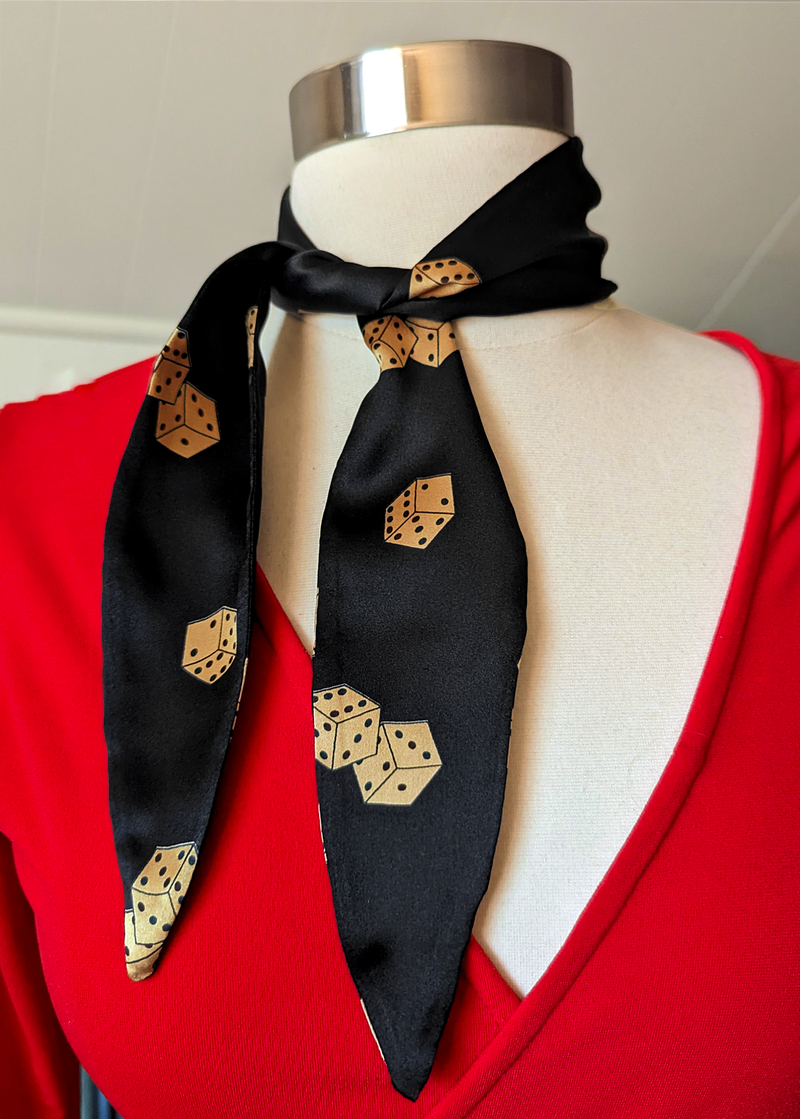 Lady Luck Silk Scarf Tie