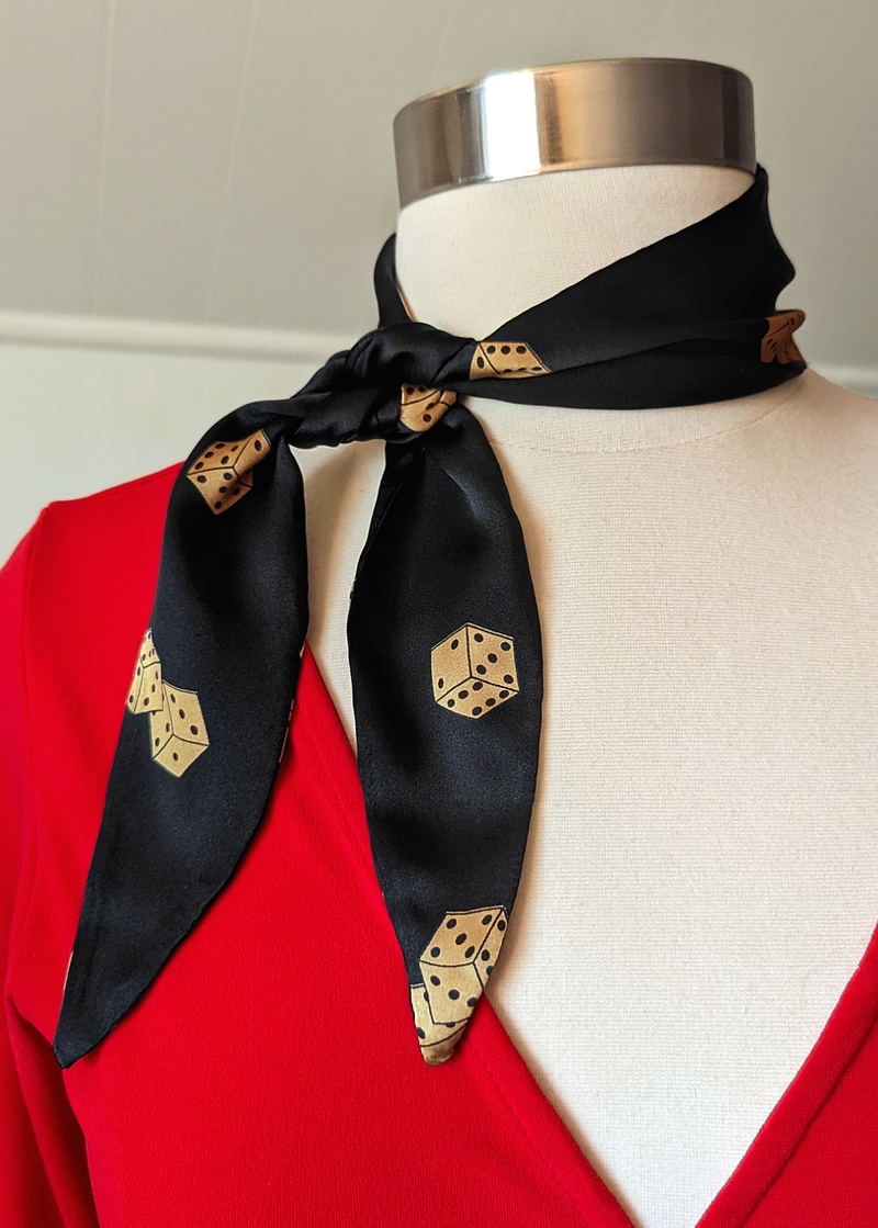 Lady Luck Silk Scarf Tie