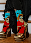 Divine "Eat Shit" Crew Dress Socks
